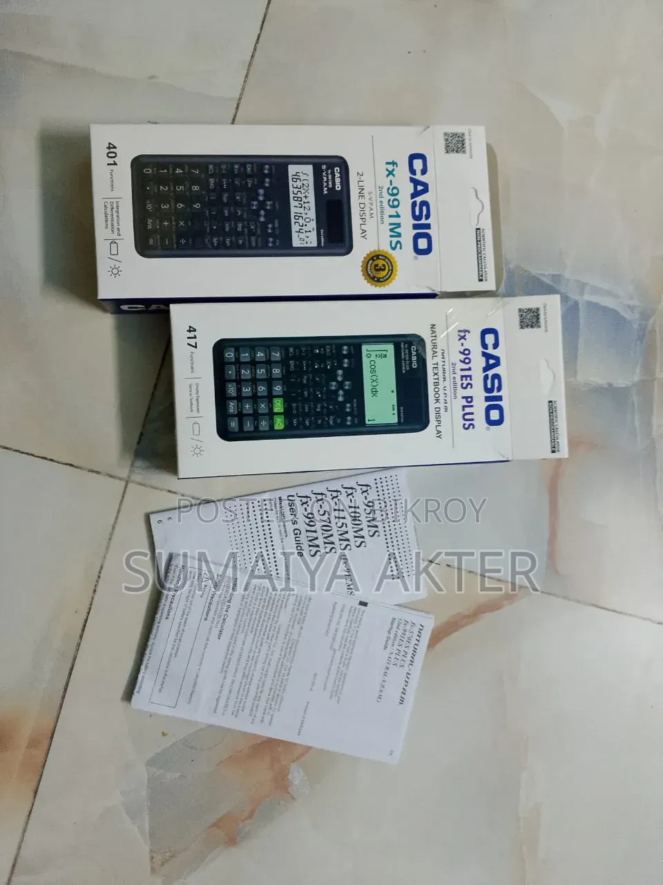 Casio 991 Ms And Casio 991 Es Plus Calculator (Master Copy)