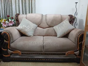 6-seater Teak Wood Sofa Set