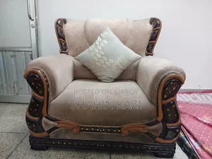 6-seater Teak Wood Sofa Set