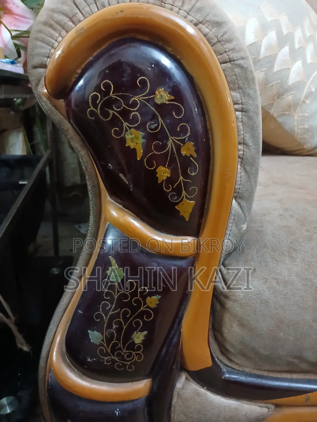 6-seater Teak Wood Sofa Set