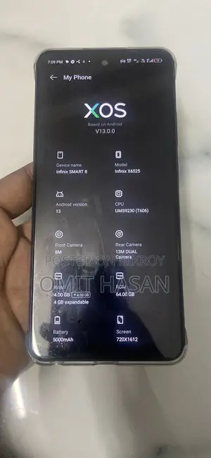 Infinix Smart 8 64 GB Blue