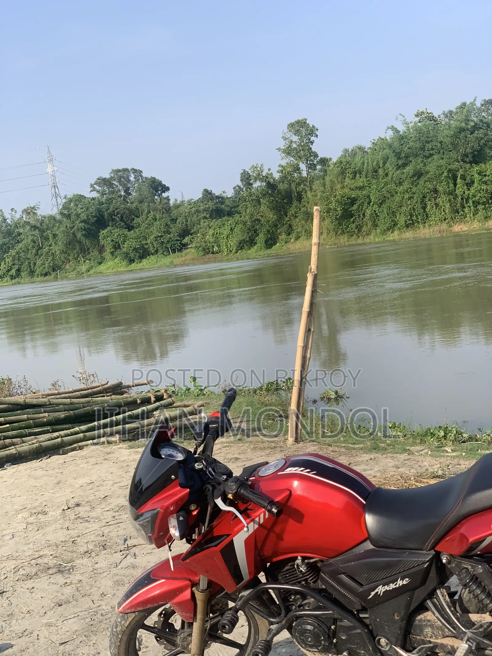 TVS Apache RTR 160 2V 2022 লাল
