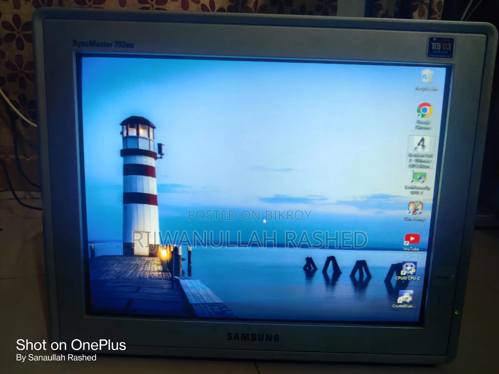 CRT Samsung SyncMaster 793mb - Perfect for Retro Gaming Collectors!