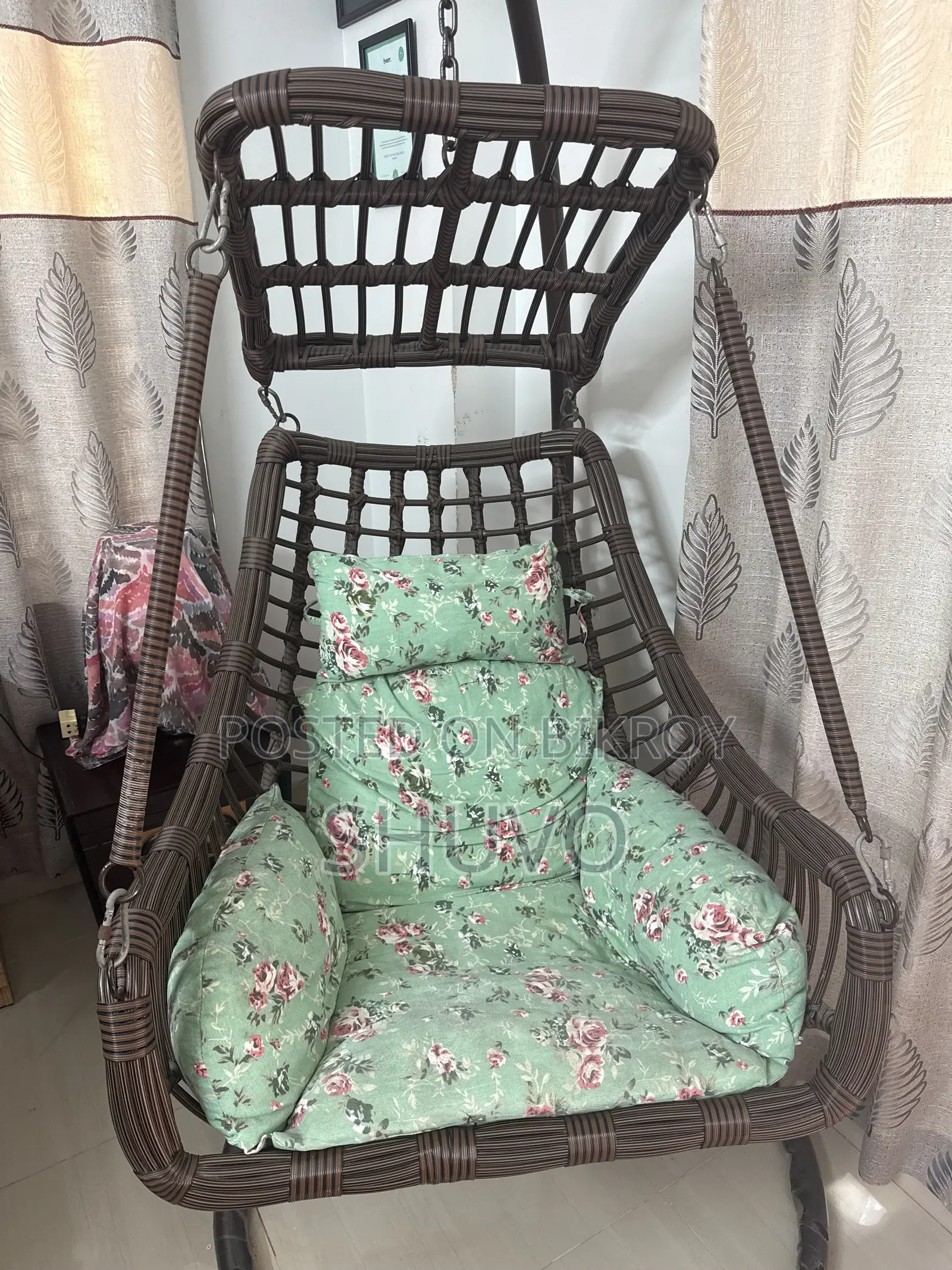 Hanging Swing Chair (with cushion) – Very comfortable and strong