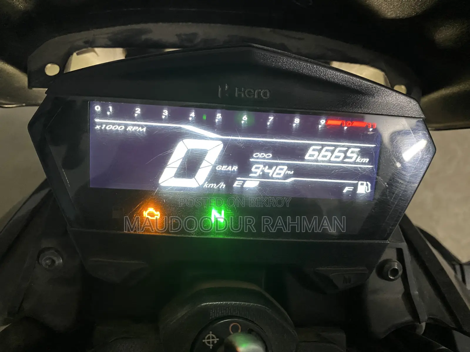 New Hero Xtreme 125R 2025 Black