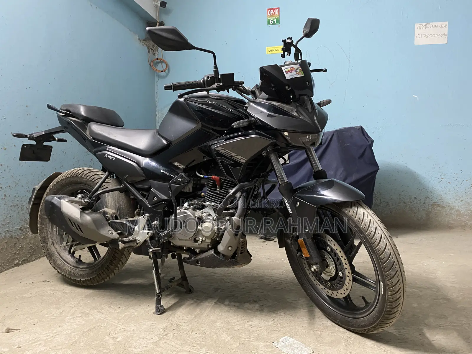 New Hero Xtreme 125R 2025 Black