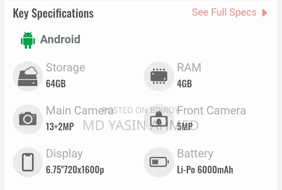 Symphony Max 60 64 GB Silver