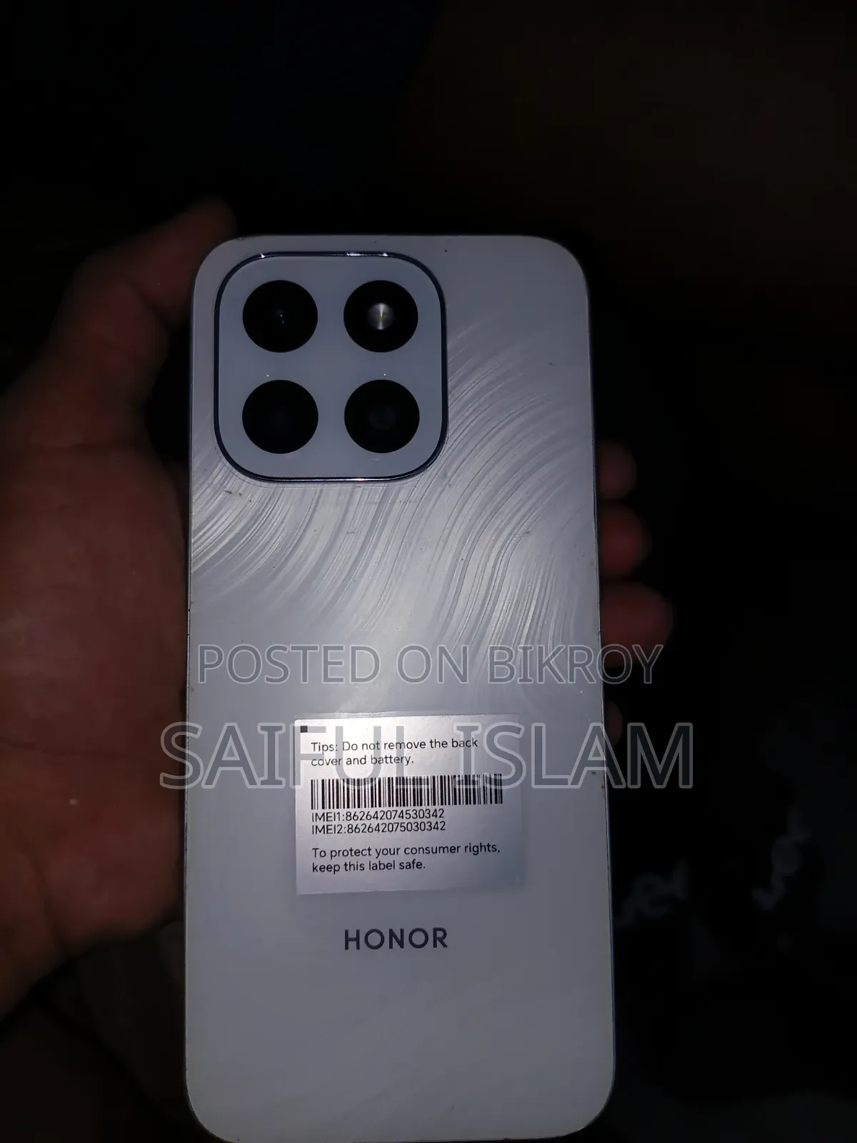 New Honor X6C 128 GB White