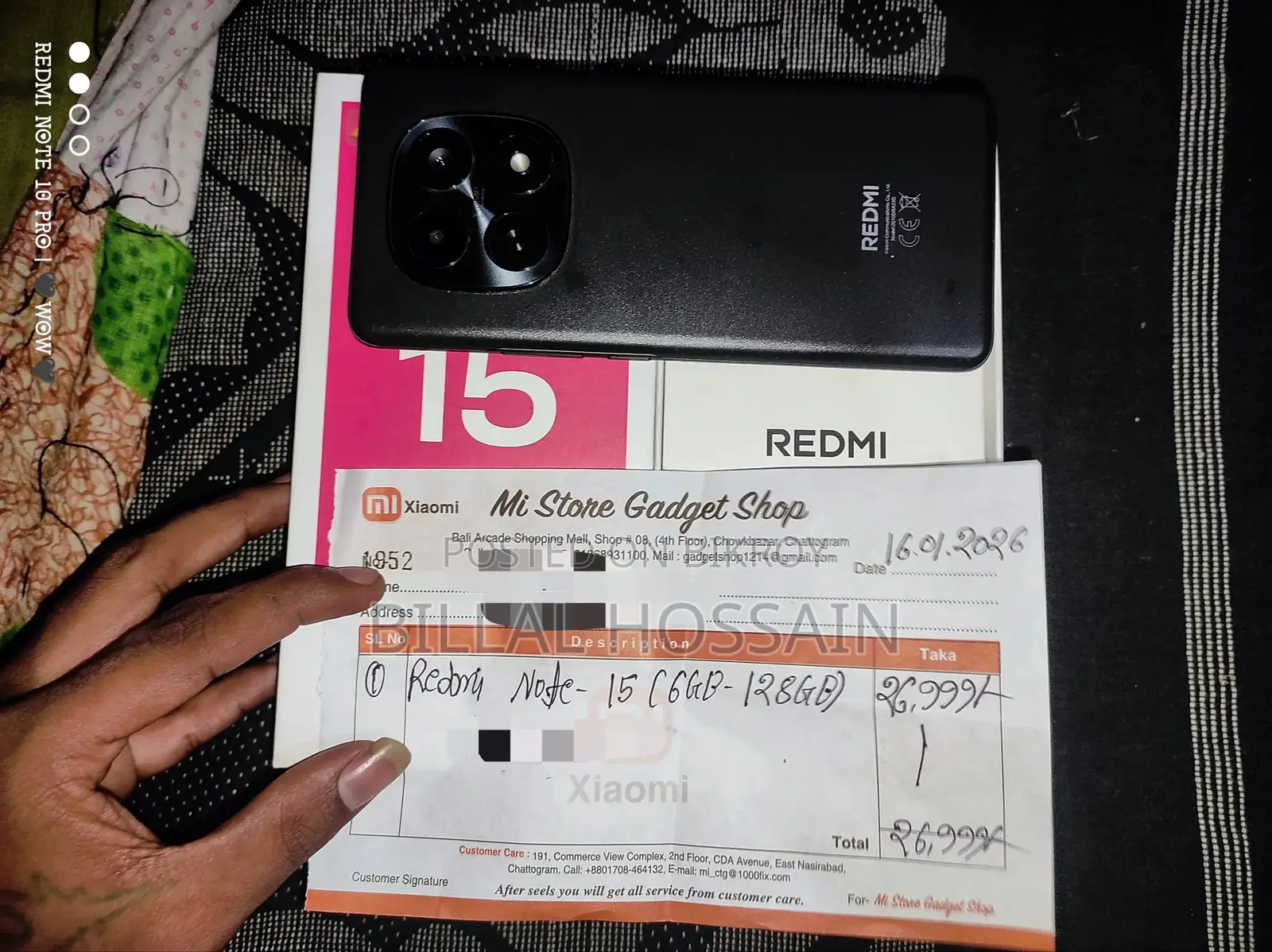 Xiaomi Redmi Note 15 128 GB Black