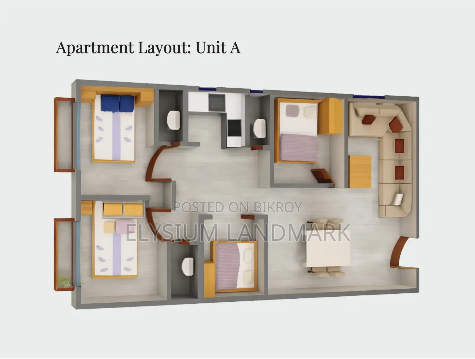 4-bedroom Apartment in Trust Green City, Mirpur DOHS for sale