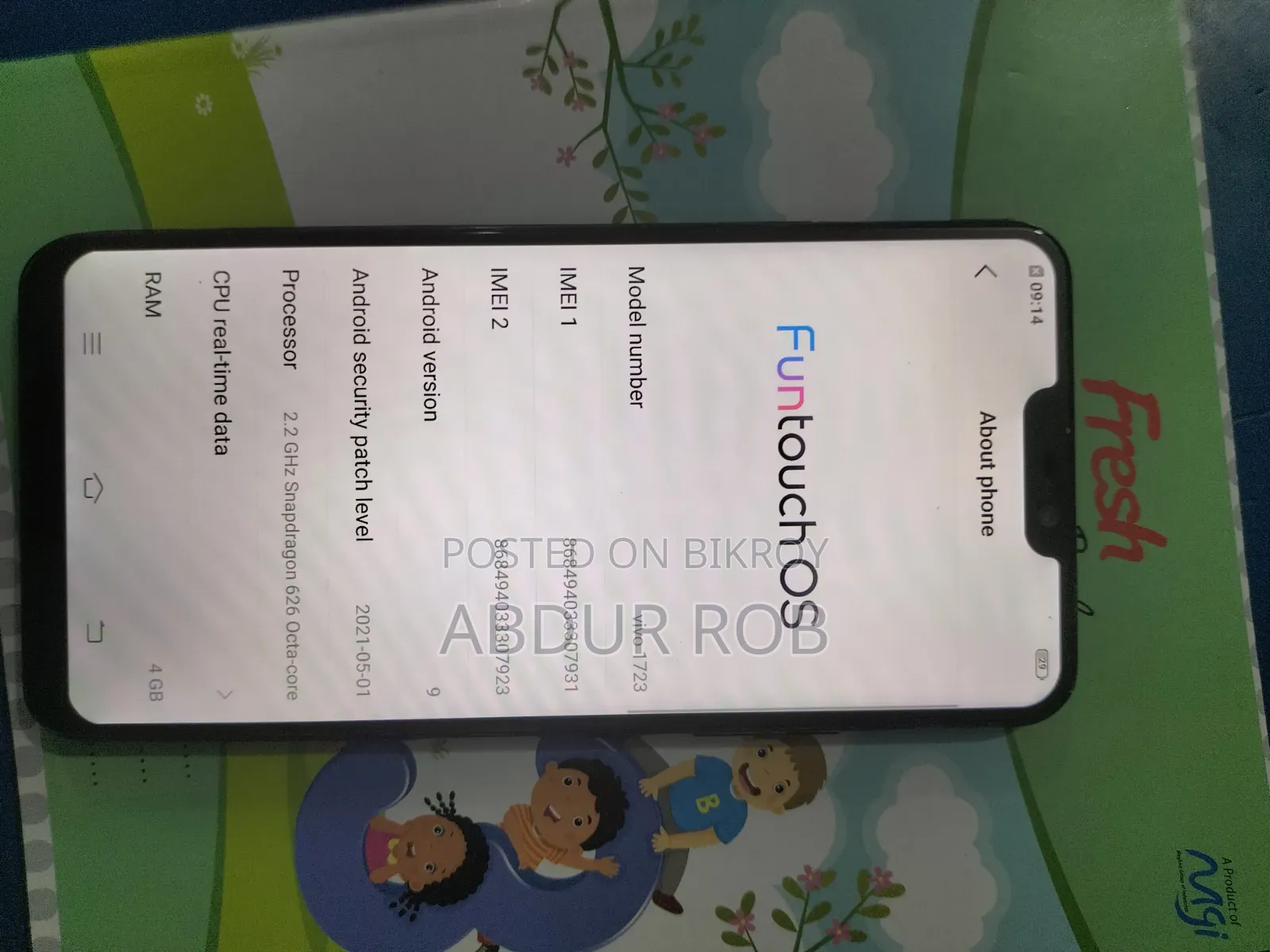 Vivo V9 64 GB Black