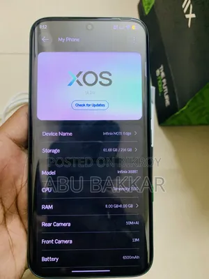 Infinix Note Edge 256 GB Green