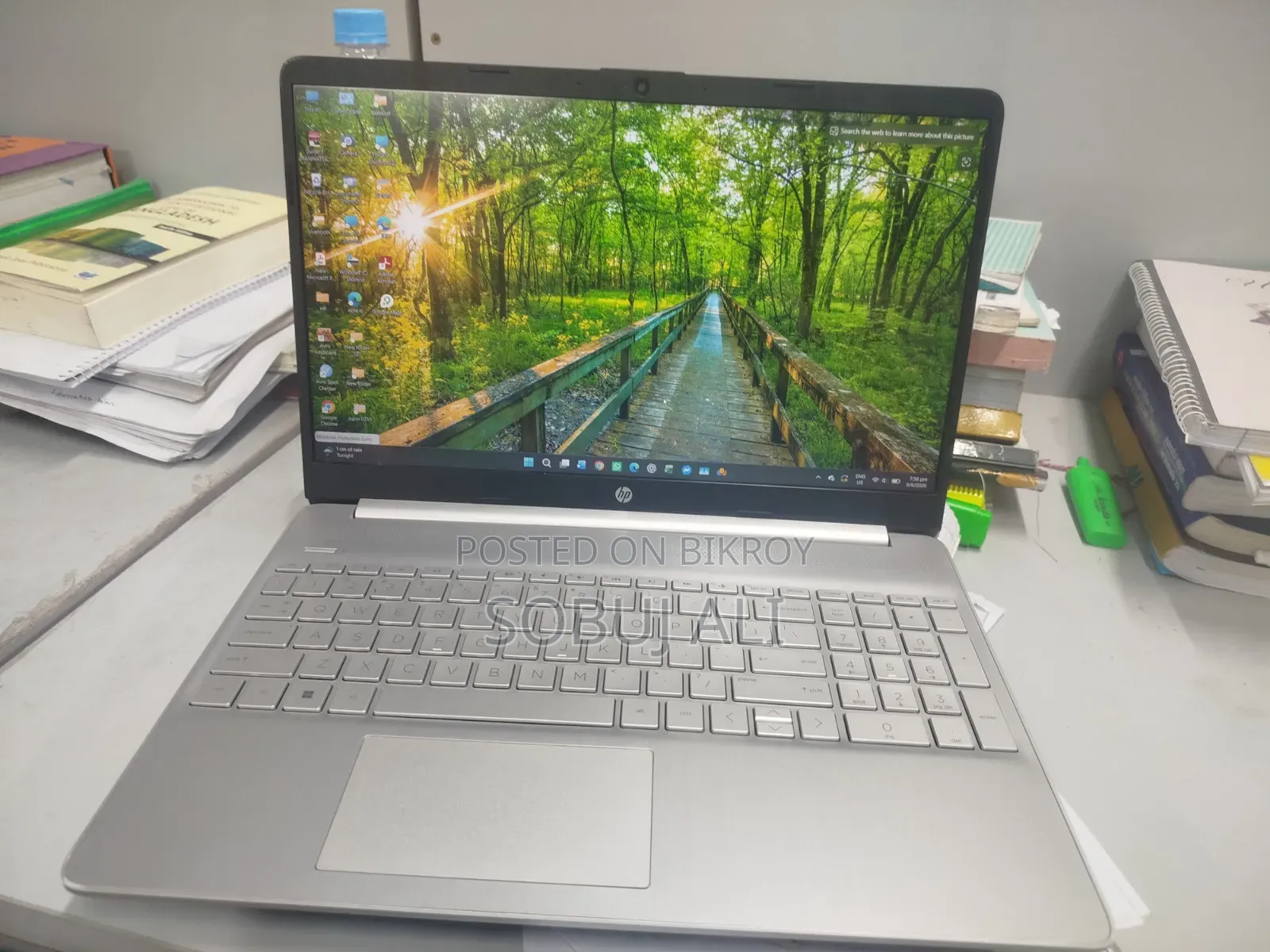 Laptop HP 15s 8GB Intel Core 3 SSD 500GB