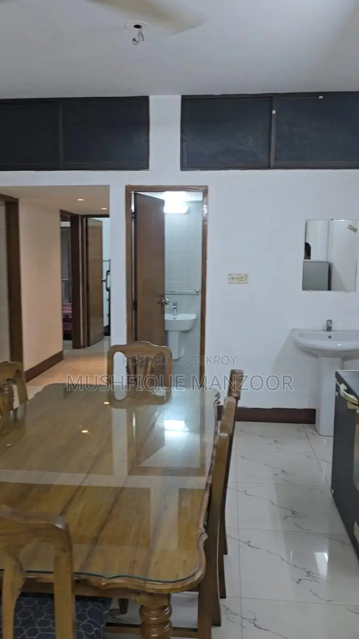 Furnished 3-bedroom Apartment in Nandan Garden, Uttara for Rent