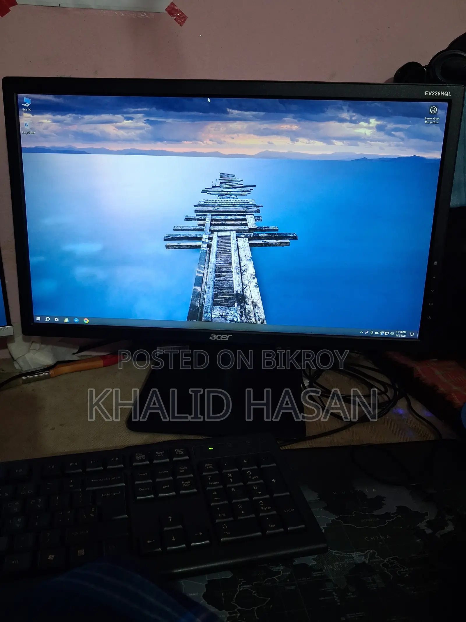 Acer EV226HQL 21.5 Inch FHD Black Monitor (Fixed Price)