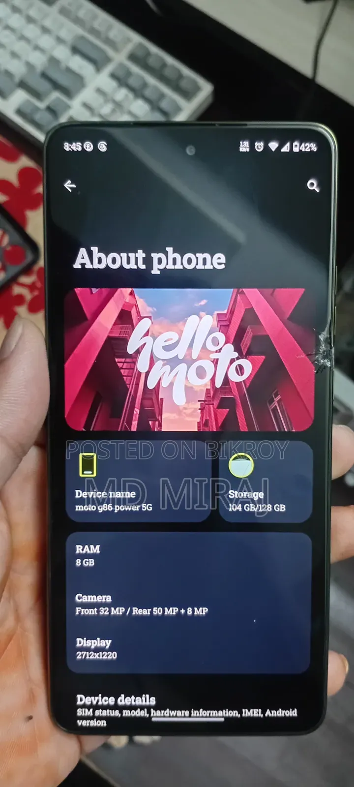 Motorola Moto G86 Power 128 GB Green