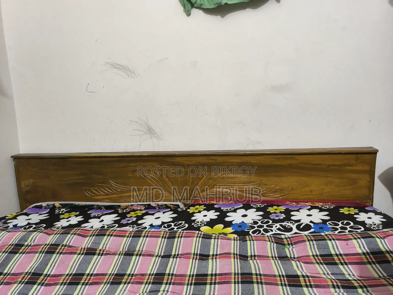 King Size Rain Tree Wood Bed