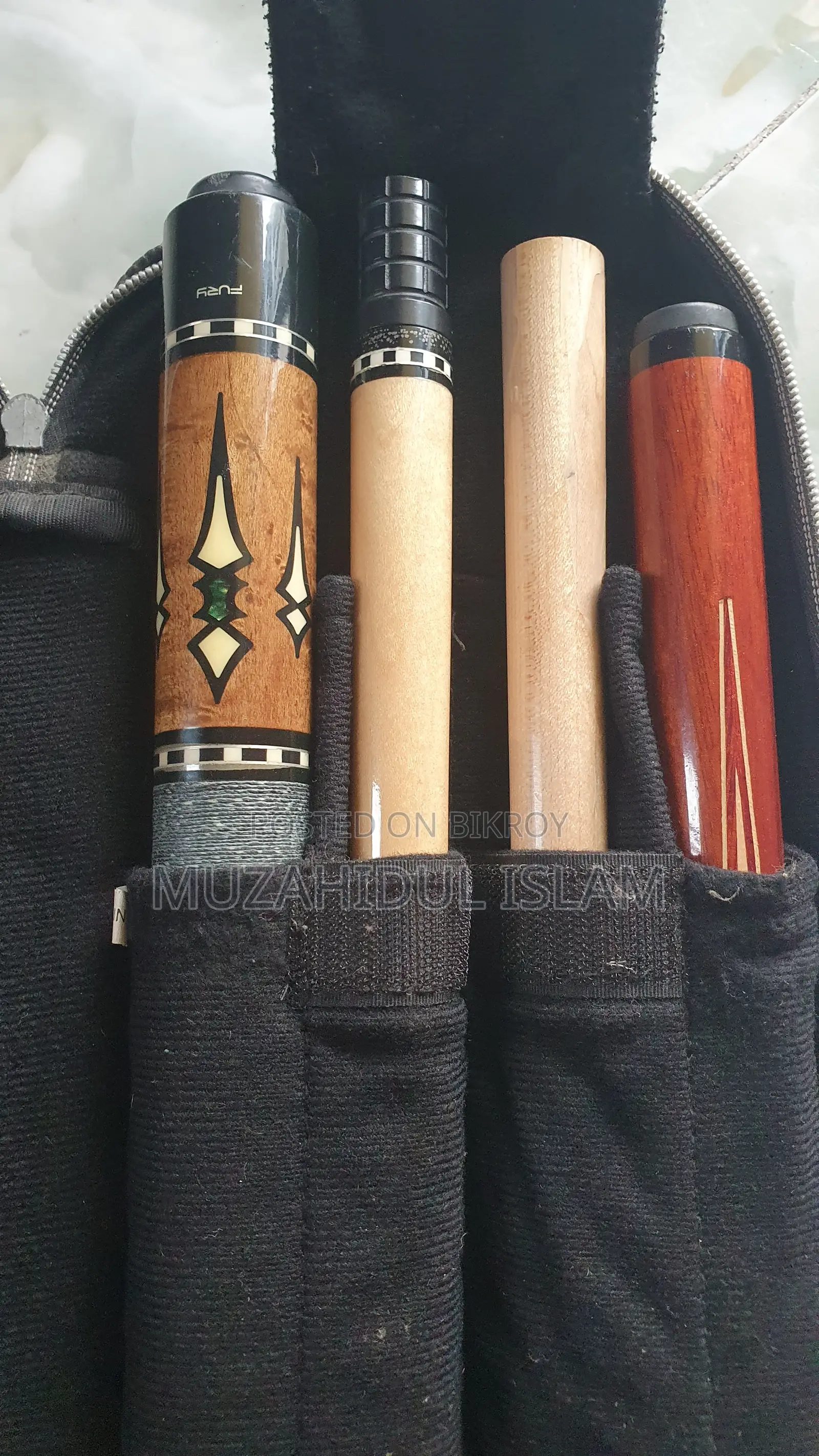 Fury Billiard Cue, Gino Ferrari Jump Cue and Predator Case