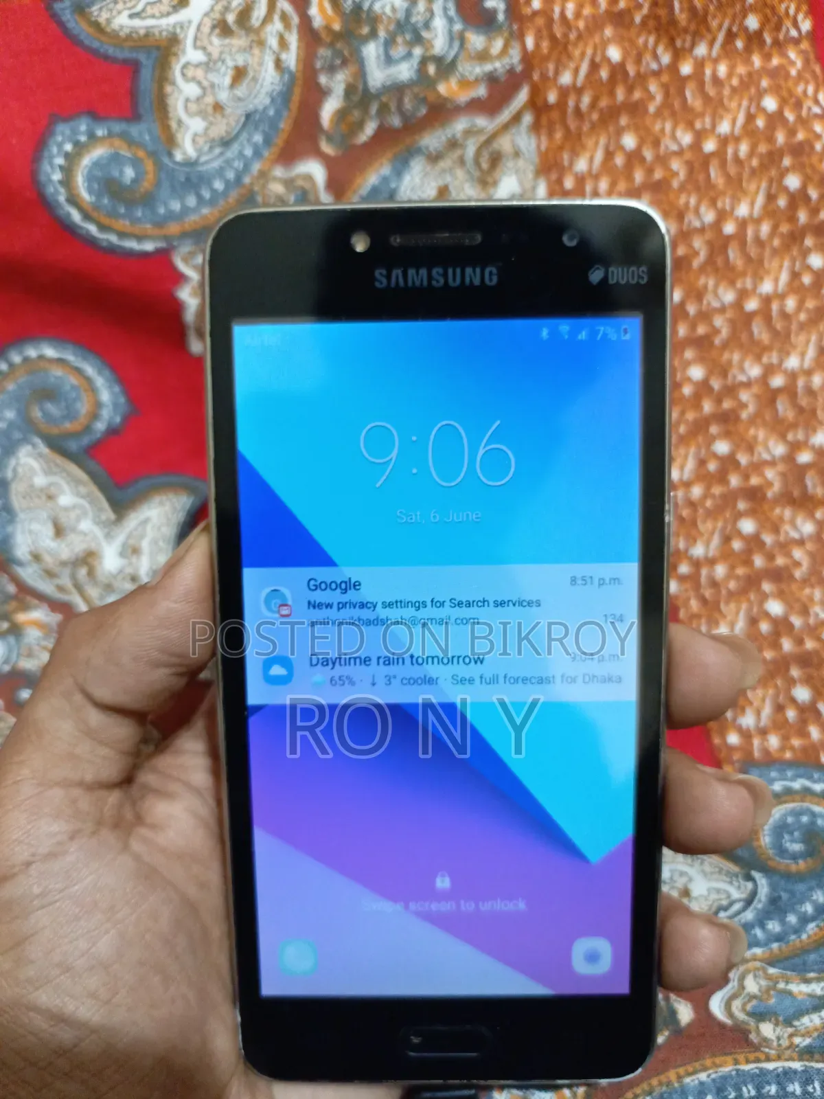 Samsung Galaxy J2 Prime 8 GB Rose Gold