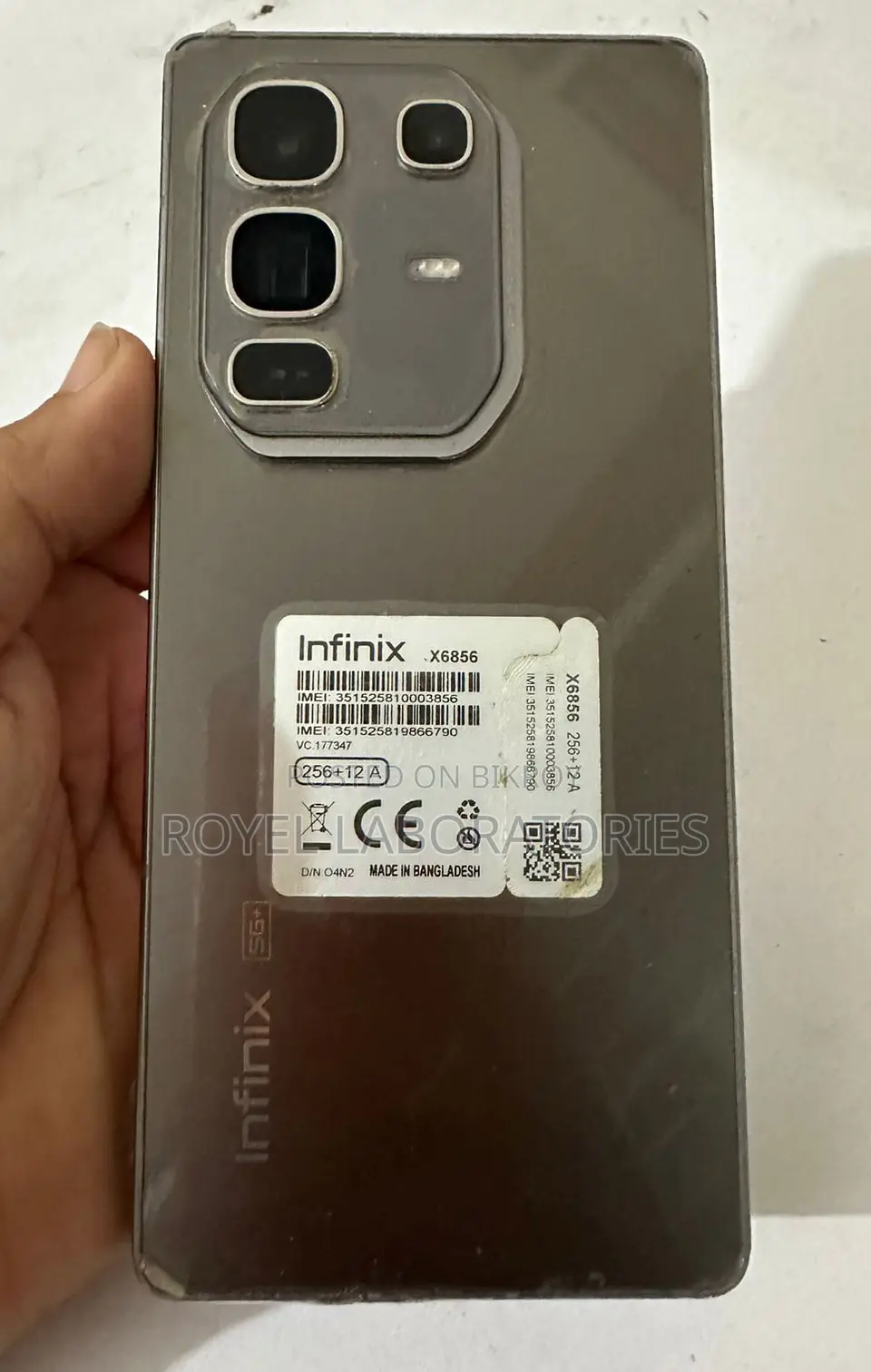Infinix Note 50 Pro+ 256 GB Silver
