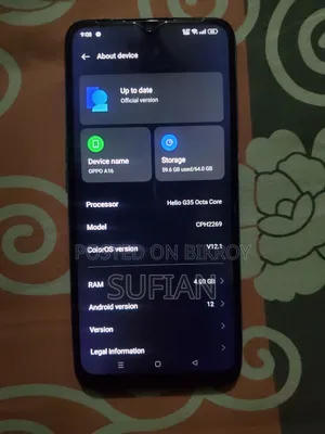 Oppo A16 64 GB Blue
