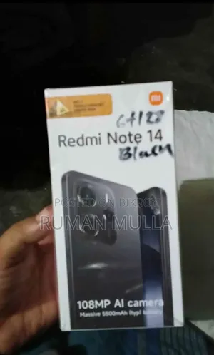 Xiaomi Redmi Note 14 4G 128 GB Black