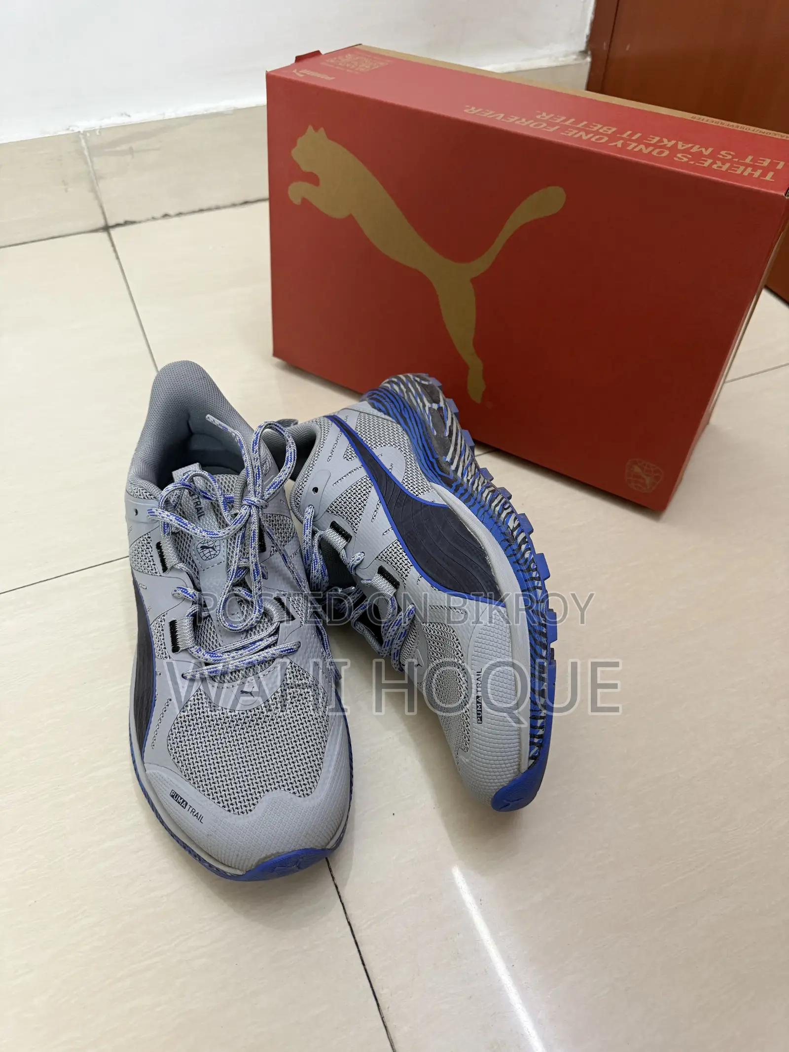 Puma Reflect Lite Trail Biowarp Shoes Size UK 8, US 9