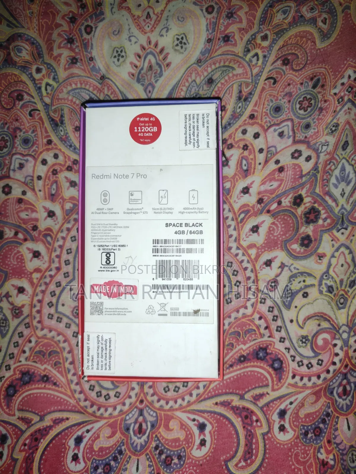 Xiaomi Redmi Note 7 Pro 64 GB Black