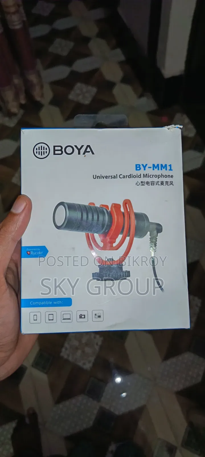 অরিজিনাল Boya by-Mm1 মাইক্রোফোন বিক্রি হবে!