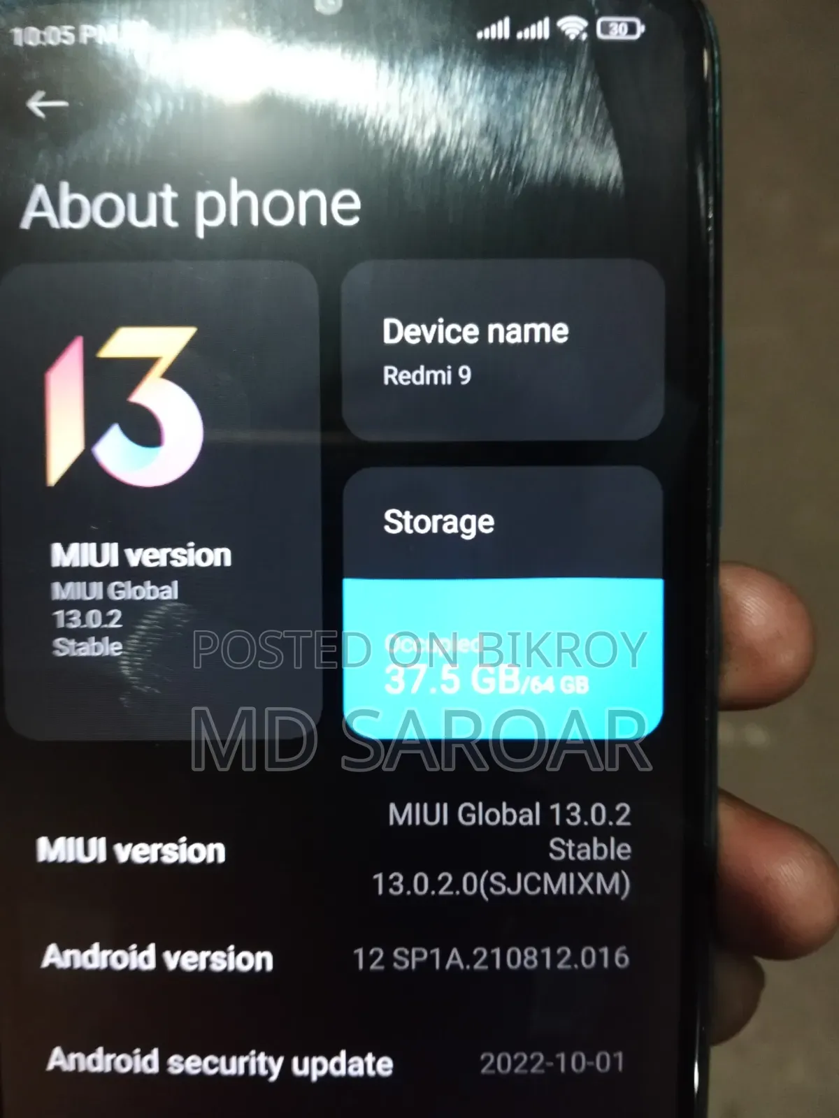 Xiaomi Redmi 9 64 GB Blue