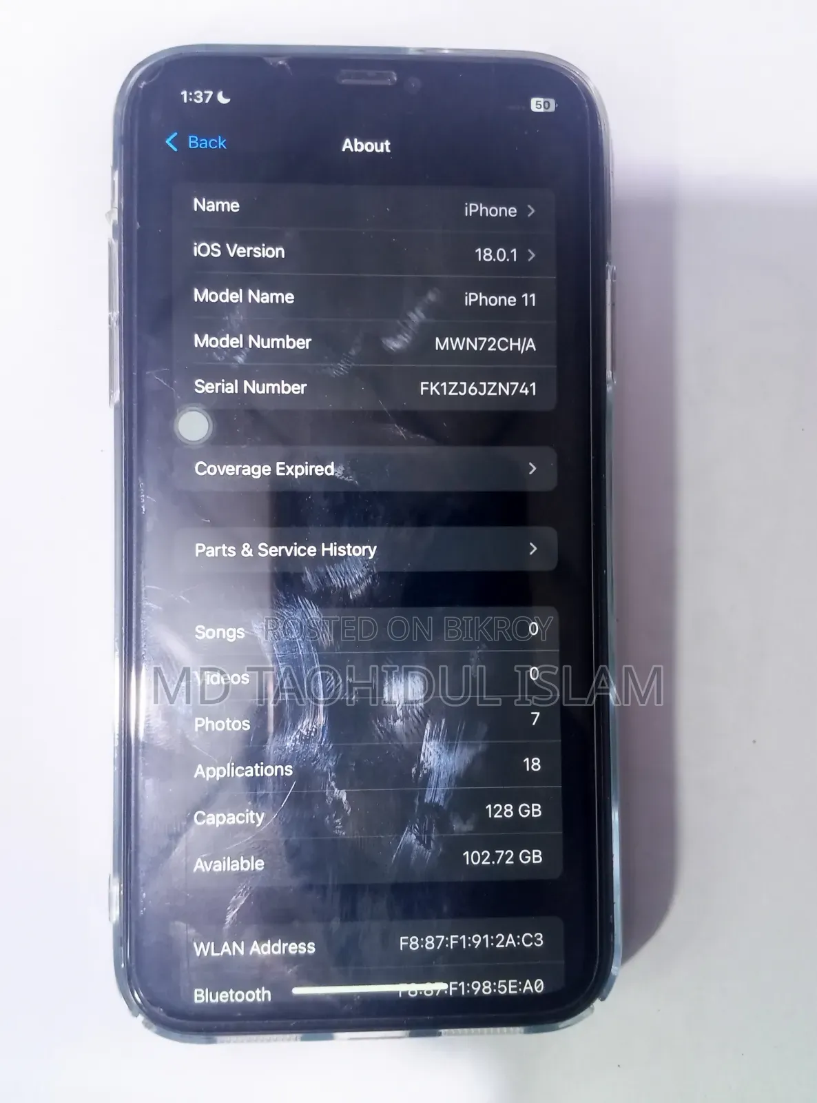 Apple iPhone 11 128 GB Black