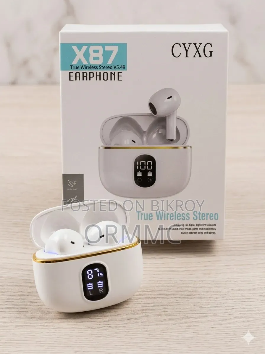 X87 True Wireless 5.3 Headphones, Bluetooth 5.3 Connectivity