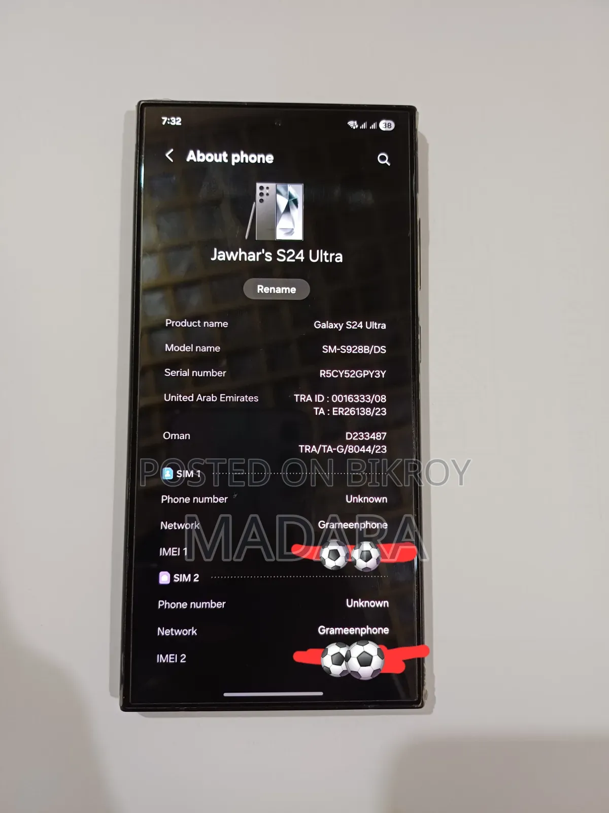 Samsung Galaxy S24 Ultra 256 GB Black