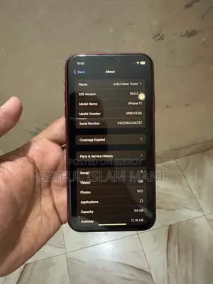 Apple iPhone 11 64 GB Red