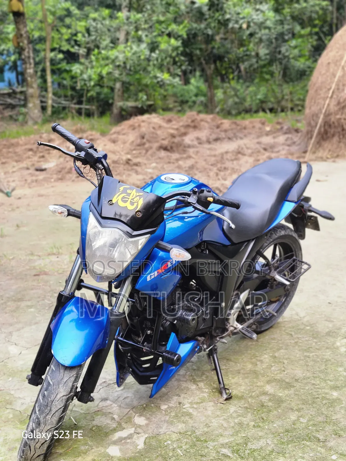 Suzuki Gixxer Monotone 2016 Blue
