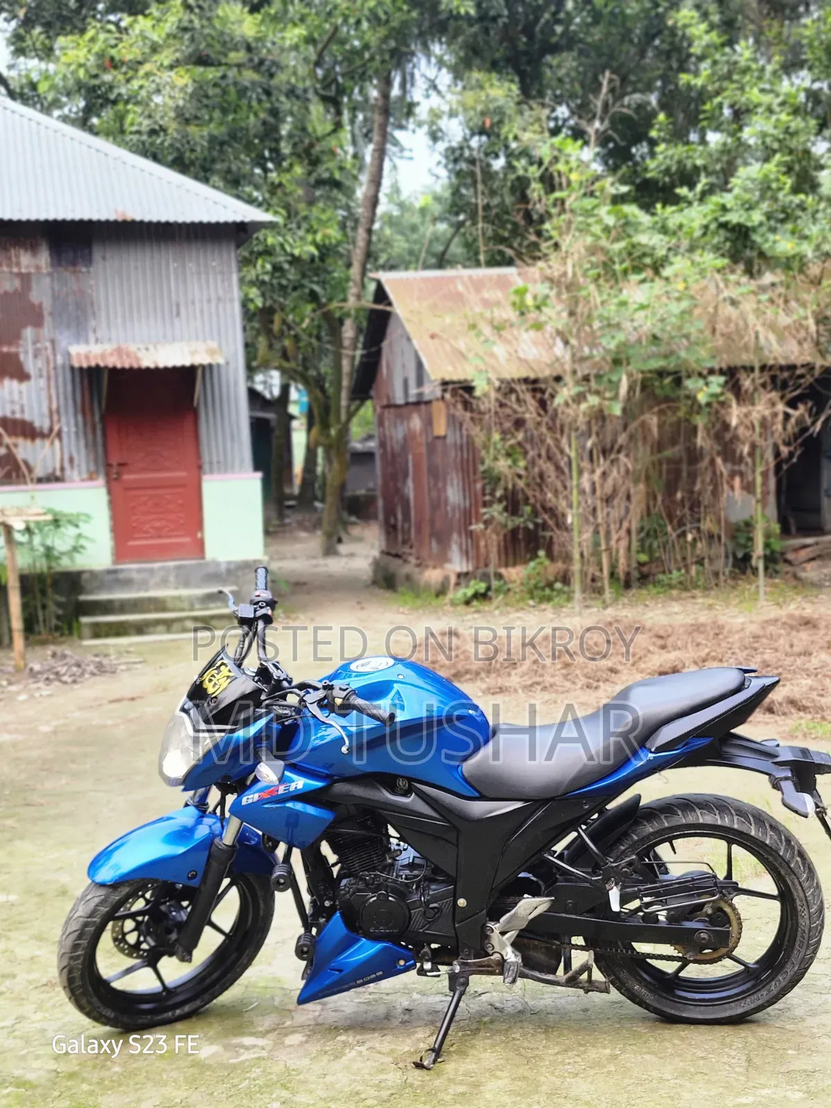Suzuki Gixxer Monotone 2016 Blue