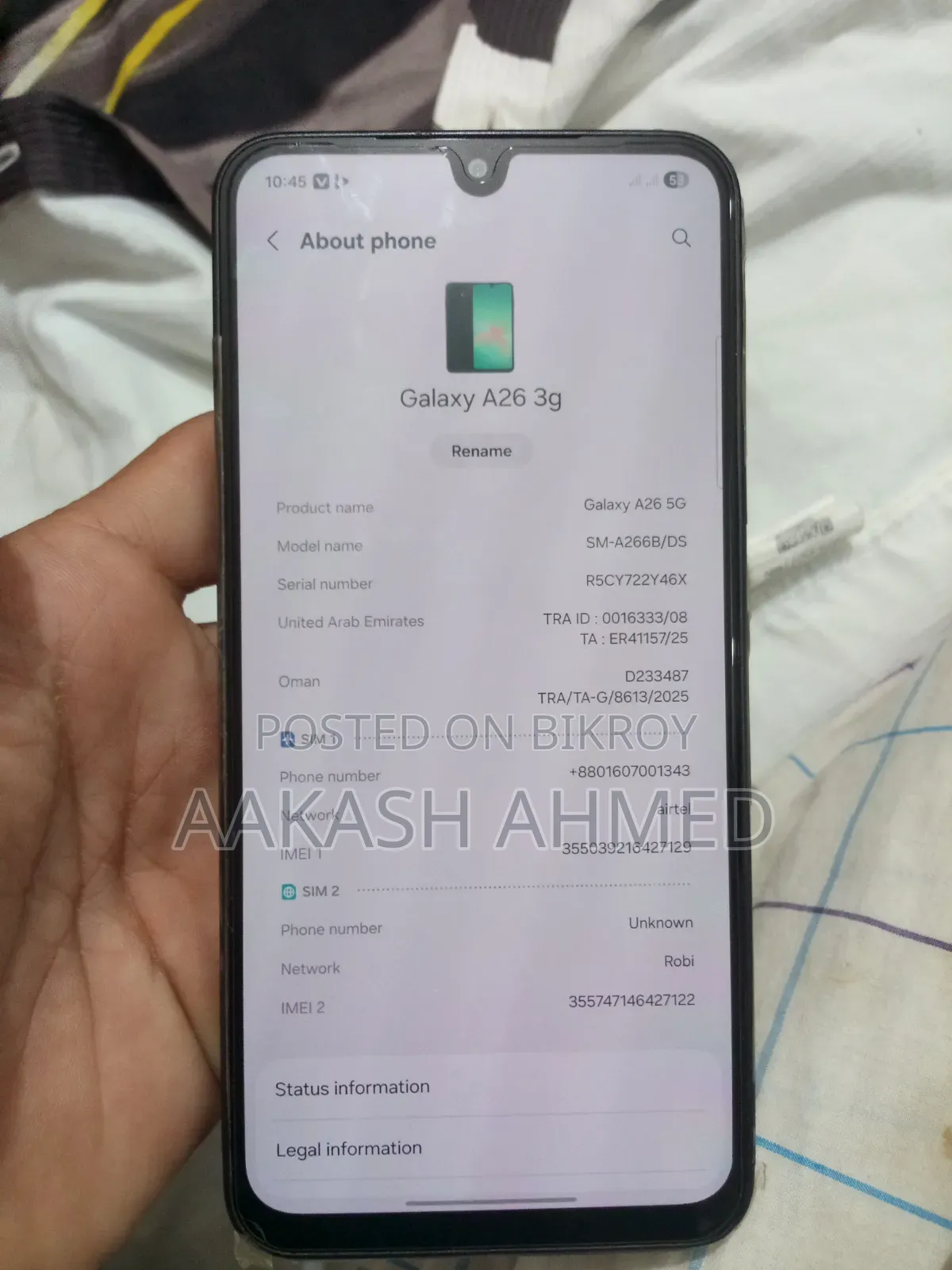 Samsung Galaxy A26 128 GB Black