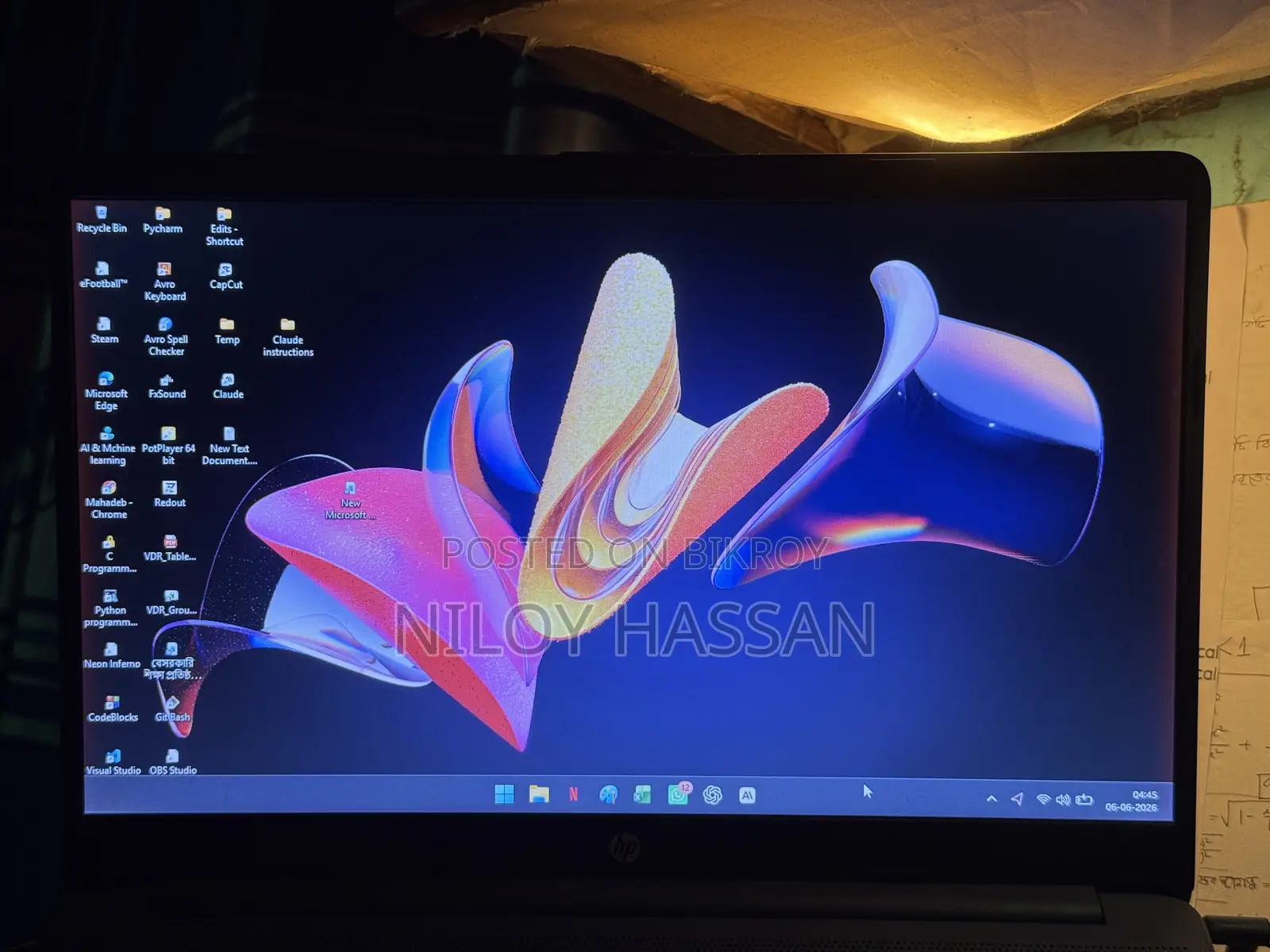 Laptop HP 250 G8 16GB Intel Core I3 HDD+SSD 1T