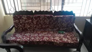 Teak Wood Sofa With Foam And Cover