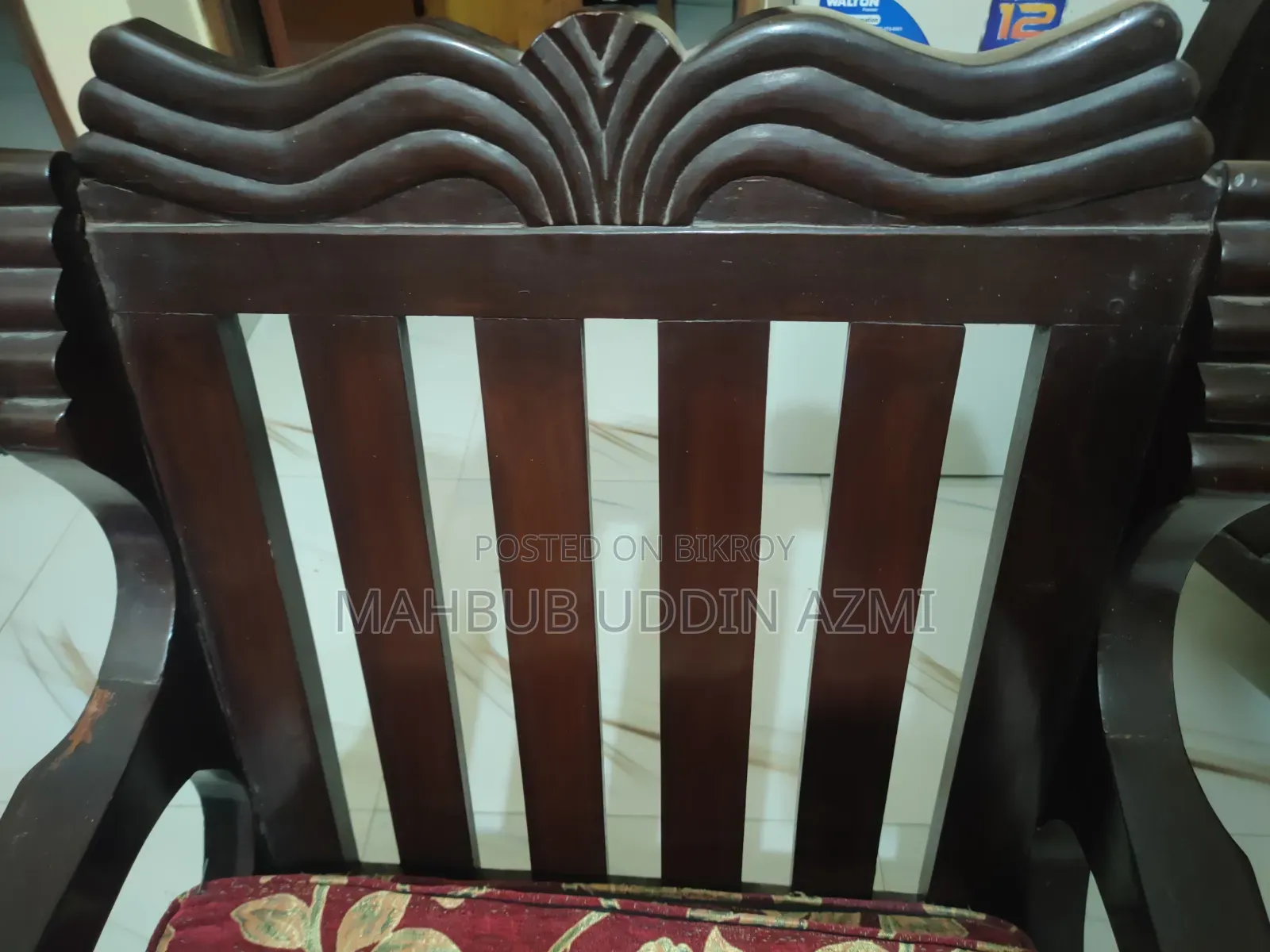 Teak Wood Sofa With Foam And Cover