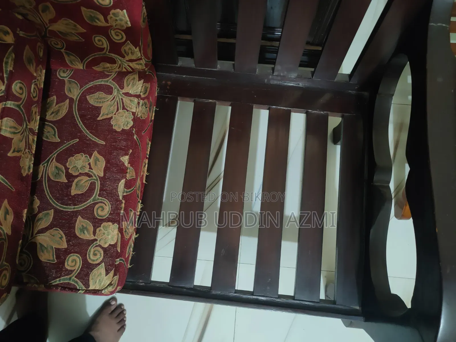 Teak Wood Sofa With Foam And Cover