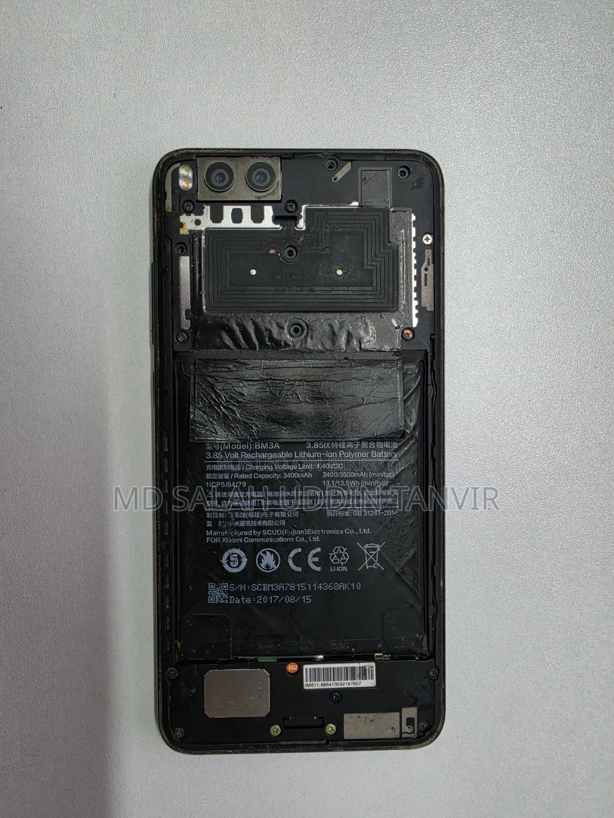 Xiaomi Mi Note 3 64 GB Black