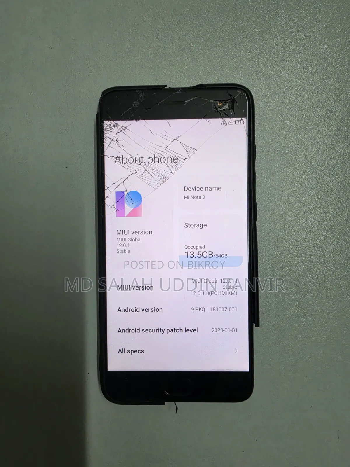 Xiaomi Mi Note 3 64 GB Black