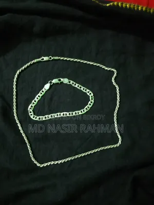 ইতালিয়ান রুপা চেইন ব্রেসলেট