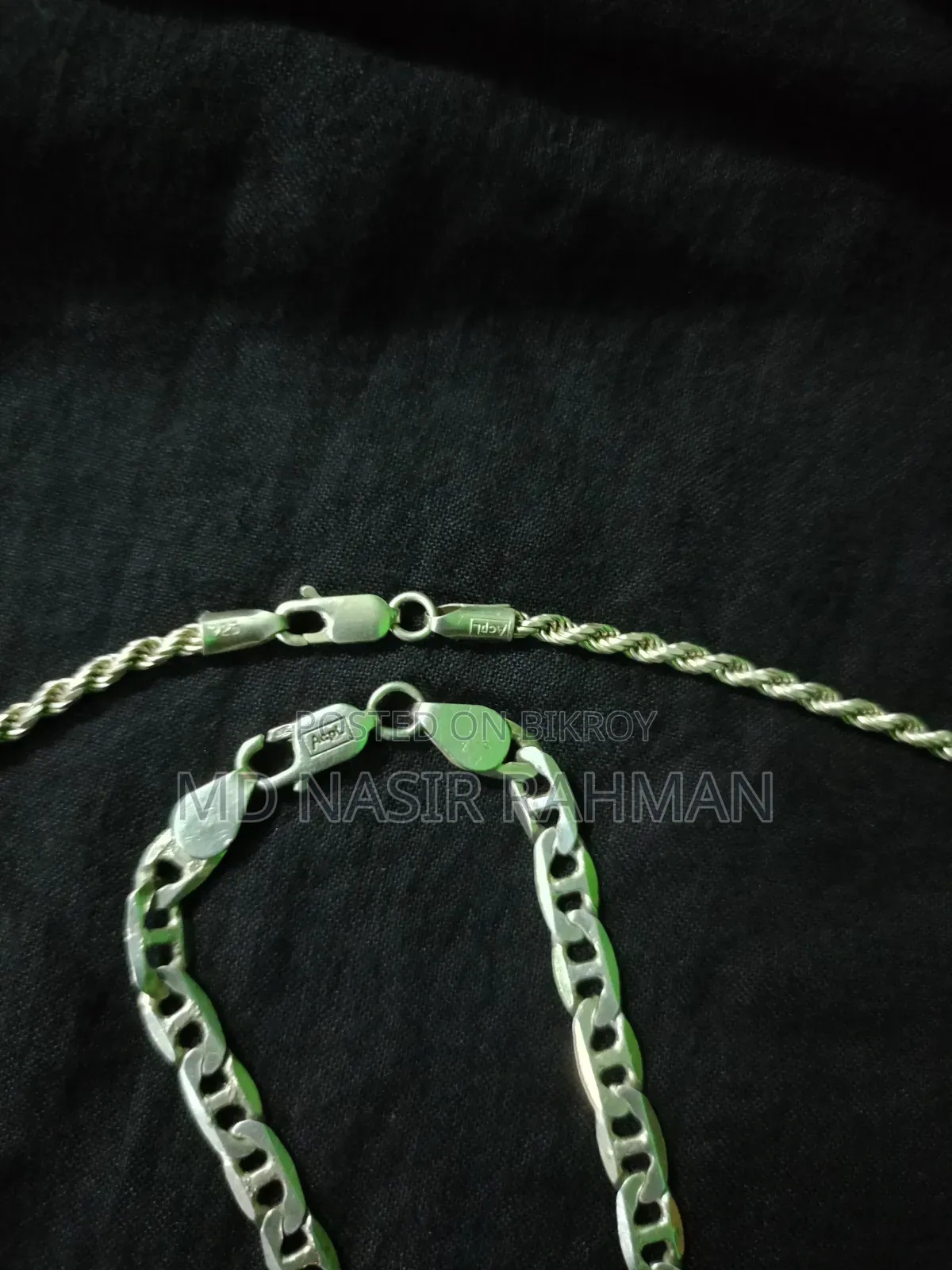 Italian Silver Chain Bracelet