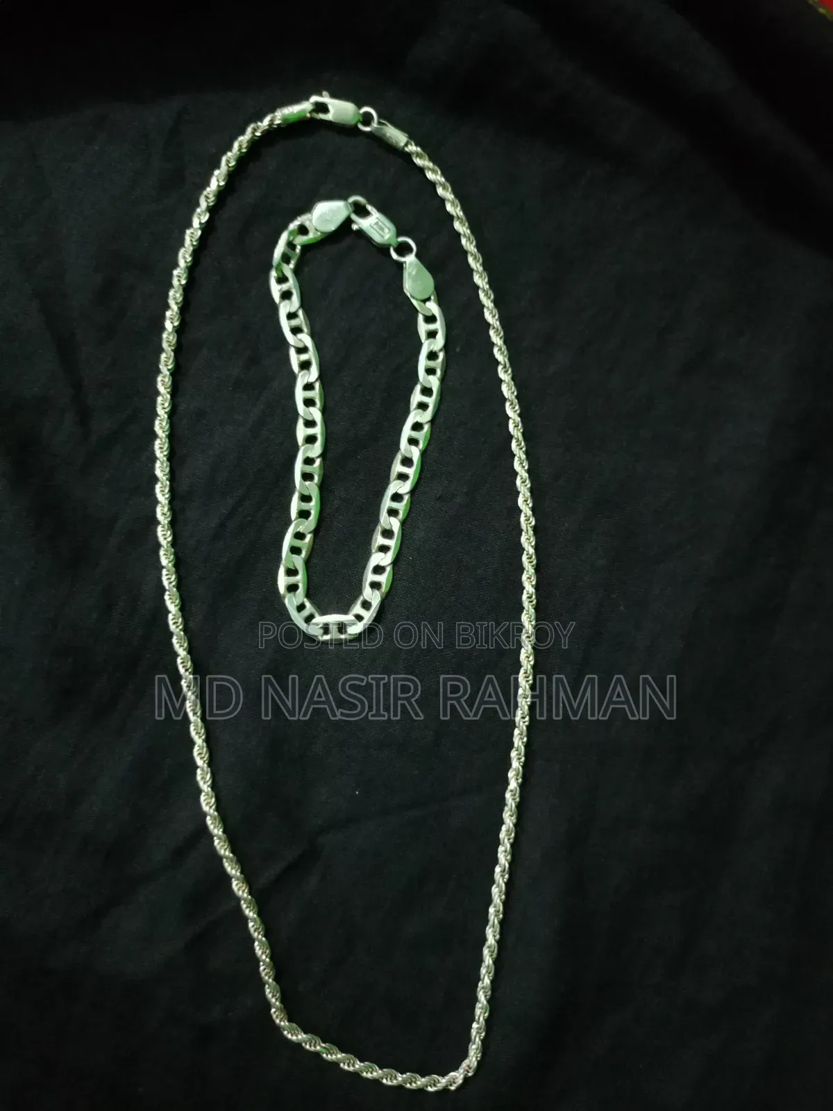 Italian Silver Chain Bracelet