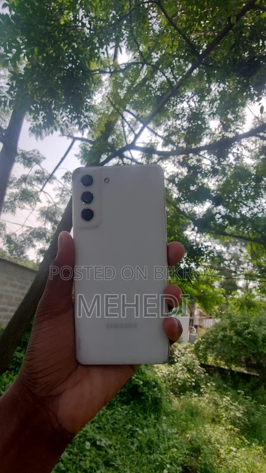 স্যামসাং গ্যালাক্সি এস২১ এফই ৫জি ১২৮ জিবি সাদা