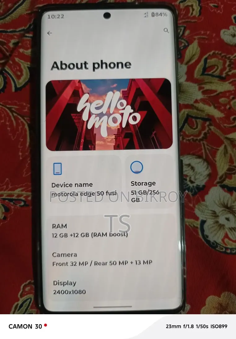Motorola Edge 50 Fusion 256 GB Green