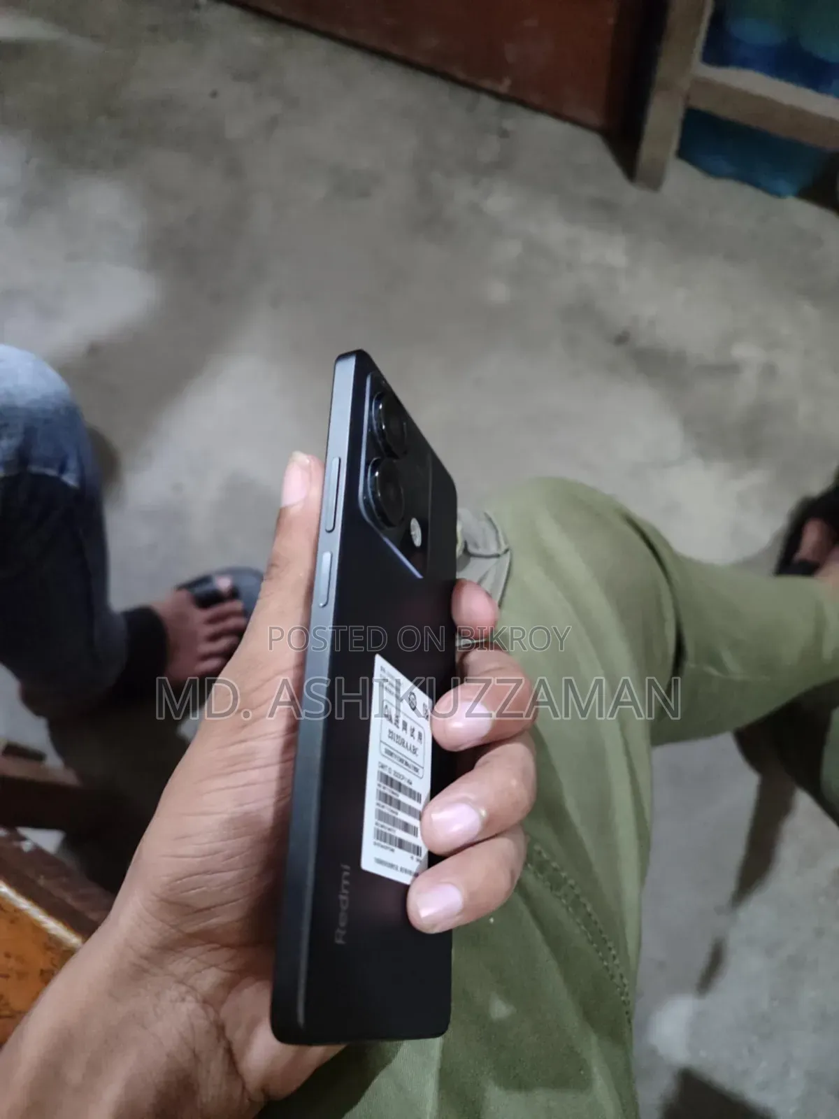 নতুন শাওমি রেডমি নোট ১৩ ২৫৬ জিবি ব্ল্যাক