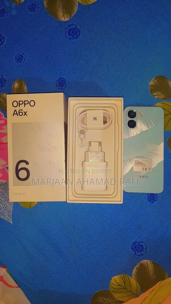 New Oppo A6x 64 GB White